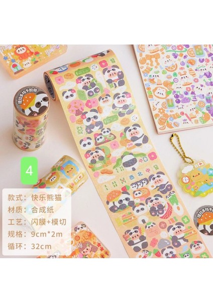 W6-32CM Hologramlı Kawaii Sticker B - Numara : 4 fırsatları