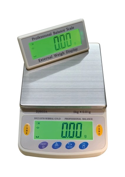 Diamond Dijital Göstergeli Çift Ekran Hassas Terazi NVZ-1978 (5 Kg-0.01)