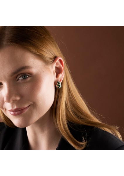 925 Gümüş Mineli Damla Küpe fiyatları