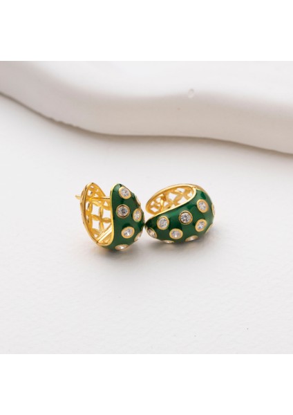 925 Gümüş Mineli Damla Küpe fırsatları