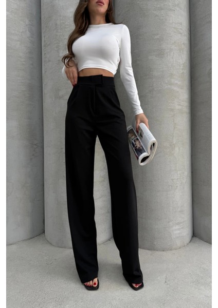 Cırtlı Pantolon Krep Siyah Pt fiyatları