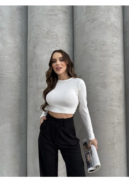 Cırtlı Pantolon Krep Siyah Pt fırsatları