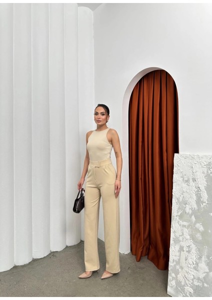 Cırtlı Pantolon Krep Bej Pt fiyatları