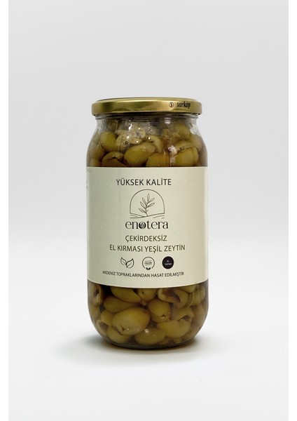 Çekirdeksiz Kırma Yeşil Zeytin 1000 ml fiyatları
