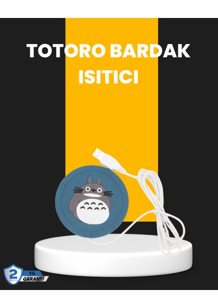 Totoro Desenli USB Bardak Isıtıcı Kahve Çay Sıcak Tutucu Altlık