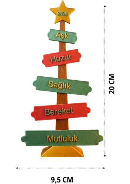 Yeni Yıl Dilek Ağacı Dekoru modelleri