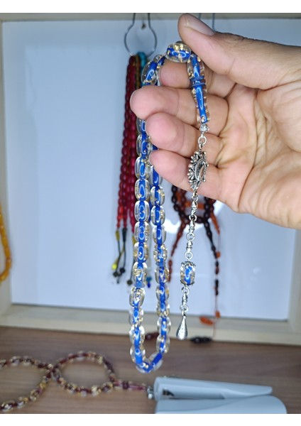 Alpaka Püskül Tasarım Altın Varaklı Tesbih fiyatları