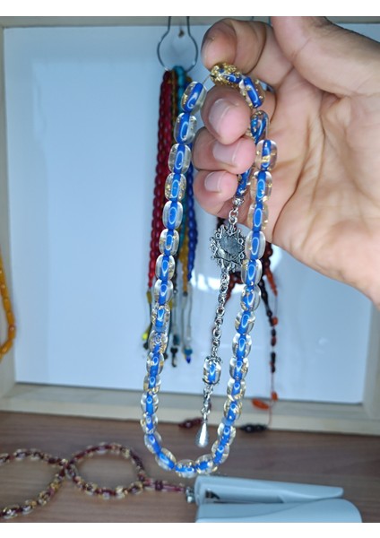 Alpaka Püskül Tasarım Altın Varaklı Tesbih modelleri