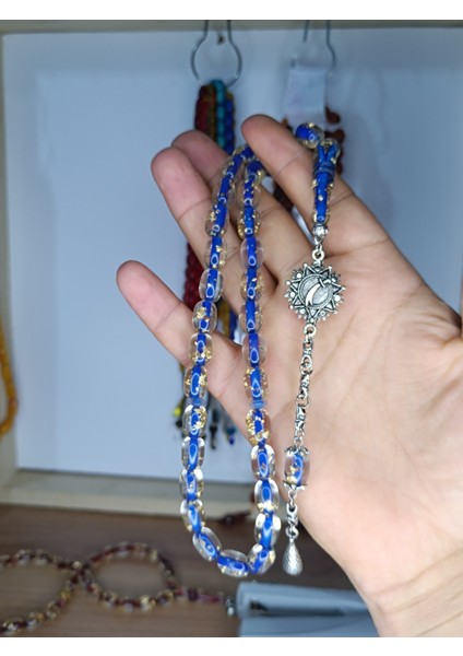 Alpaka Püskül Tasarım Altın Varaklı Tesbih fırsatları