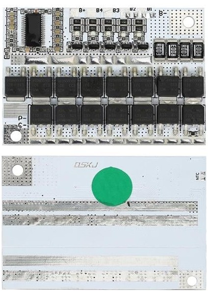 WK-6776 5s 12V 100A Bms Devresi Lityum Batarya Şarj Modülü Koruma Kartı 60X46X3.5MM