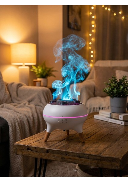 7ledli Denizanası Hava Nemlendirici 250ML Soğuk Sis Difüzörü Denizanası Volkan Gece Lambası Buharlık indirimleri