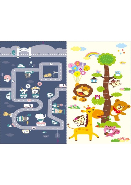 Çift Taraflı Premium Katlanabilir Oyun Matı Oyun Halısı 150*200*1 cm (Taşıma Çantalı) fiyatları