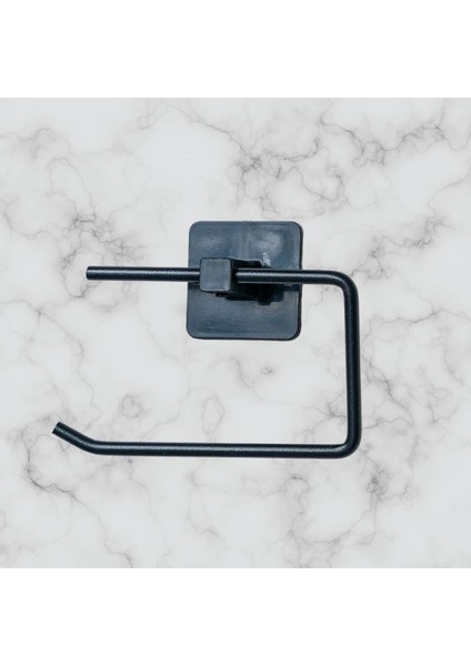 Kendiliğinden Yapışkanlı Siyah Paslanmaz Metal Kapaksız Tuvalet Kağıtlığı Aparatı fiyatları