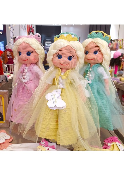 El Yapımı Pembe Elbiseli Elsa Bebek fiyatları