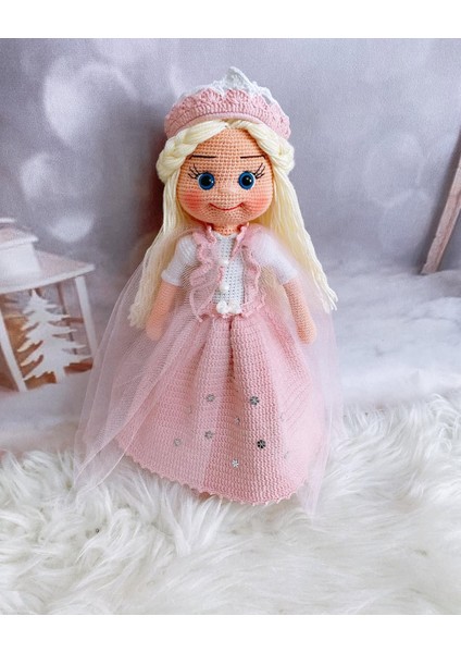 El Yapımı Pembe Elbiseli Elsa Bebek indirimleri