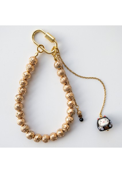 Adne — Elektro Lav, Oniks & Hematit Çanta Aksesuarı