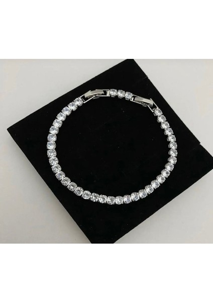 Kadın Zirkon Taşlı Çelik Su Yolu Bileklik fiyatları