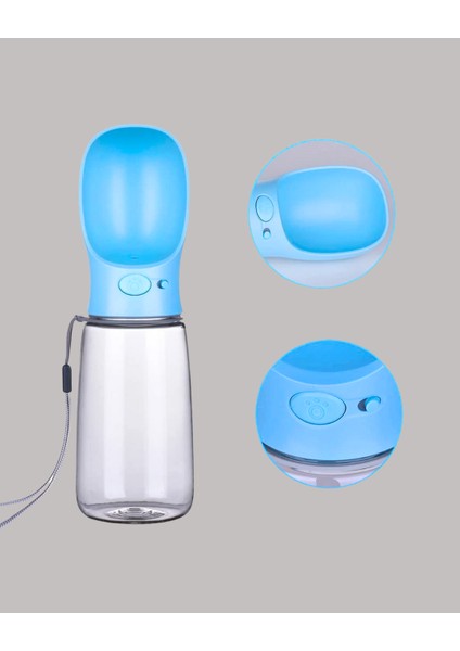 Gıda Sınıfı Malzemeli Evcil Hayvan Su Şişesi Bpa Içermez Tek Tuş Kontrol indirimleri