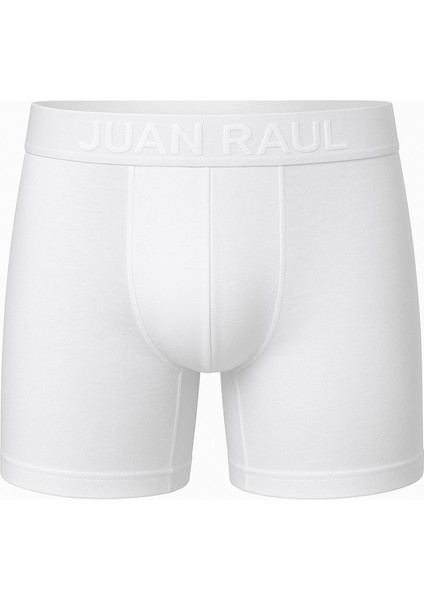 Erkek Beyaz Pamuklu Likralı Boxer – Ultra Konfor – Büyük Beden Boxer 2603120