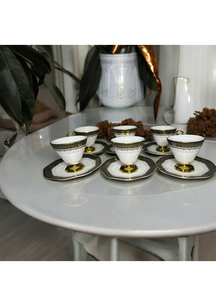 Porselen Ayaklı Fincan Takımı 6lı 90 cc (RSY-245) indirimleri