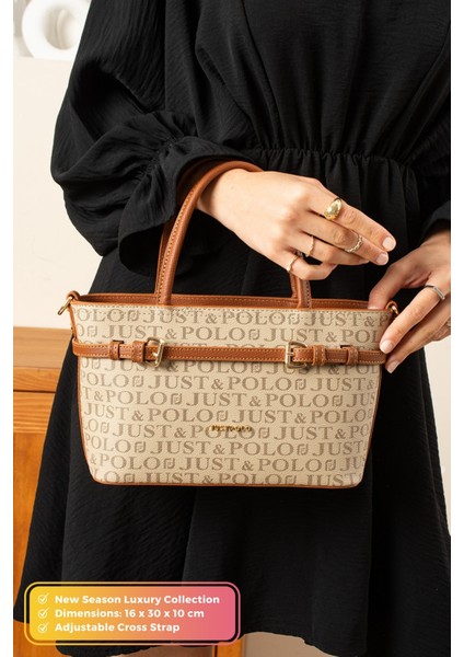 Orijinal Just Polo Collection Lüks Yumuşak Deri Yılbaşı Hediyesi Çapraz Askılı El Kol Omuz Çantası
