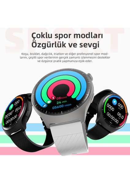 Fırsat7 Watch Hx-4 Pro Harvox Akıllı Saat Iphone ve Android Tüm Telefonlara Uyumlu