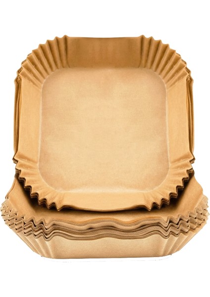 50'li Kullan At Aırfry Pişirme Kağıdı 20 cm Xl-Xxl Kare Su Geçirmez fiyatları