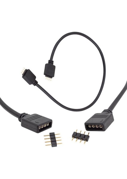 Rgb LED Bağlantı Erkek-Dişi Jumperlı 4 Pin Kablo