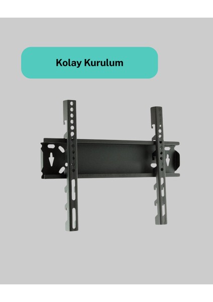 32-42 Inç Tv Askı Aparatı Kolay Kurulum Düz ve Kompakt Tasarım modelleri