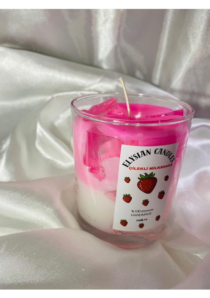 Çilekli Milkshake Görünümlü Mum fiyatları
