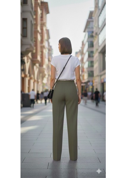 Palazzo Krep Yüksek Bel Pantolon fiyatları