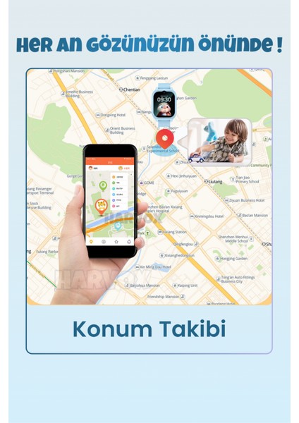 Hx Kids 4g Max Sim Kartlı Harvox Akıllı Çocuk Saati Gps Konum Takibi Görüntülü KONUŞMA4G Btk Kayıtlı fırsatları