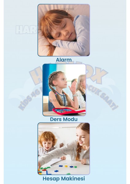 Hx Kids 4g Max Sim Kartlı Harvox Akıllı Çocuk Saati Gps Konum Takibi Görüntülü KONUŞMA4G Btk Kayıtlı