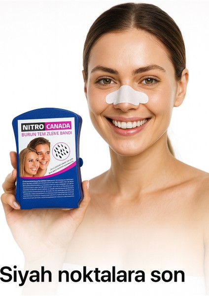 Siyah Nokta Burun Temizleme Bandı Burun Maskesi 5'li