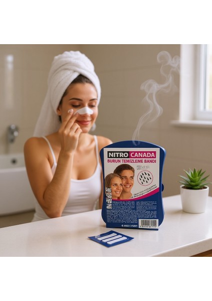 Siyah Nokta Burun Temizleme Bandı Burun Maskesi 5'li modelleri