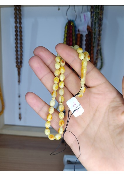 Beyzi Kesim Reçineli Katkılı Beyaz Hareli Damla