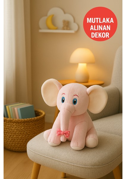 Beyaz Fil Peluş Oyuncak 20×17 cm – Çocuk Odası Dekoru, Sevimli Bebek Hediyesi, Yumuşak Peluş Figür fiyatları