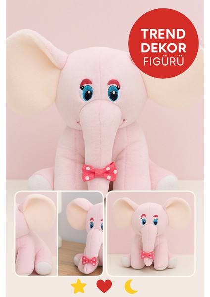 Beyaz Fil Peluş Oyuncak 20×17 cm – Çocuk Odası Dekoru, Sevimli Bebek Hediyesi, Yumuşak Peluş Figür indirimleri