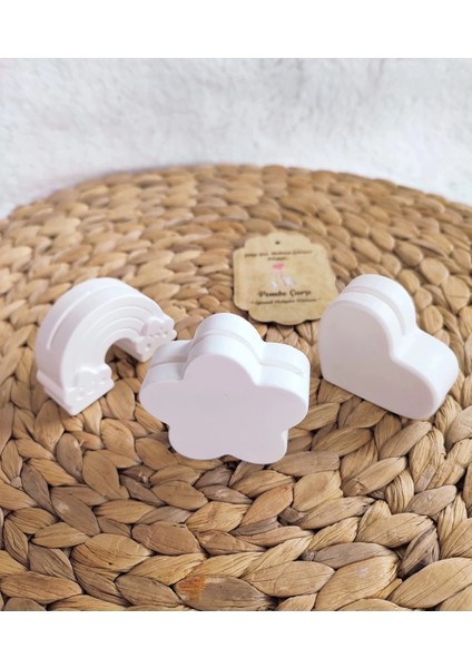 Beyaz Kalp-Çiçek ,gökkuşağı-Kağıt Fotoğraf Tutucu modelleri