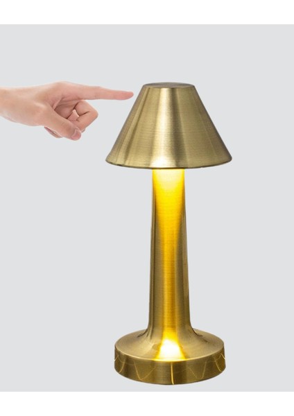LED Masa Lambası 3 Renk Ayarlı Şarjlı Kablosuz Modern Tasarım modelleri