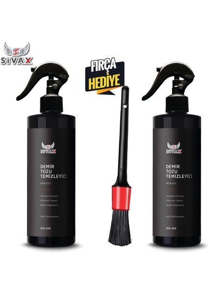 Demir Tozu Temizleyici 2’li Set Demirtozu Temizleyici Jant Temizleyici Demir Tozu Sökücü