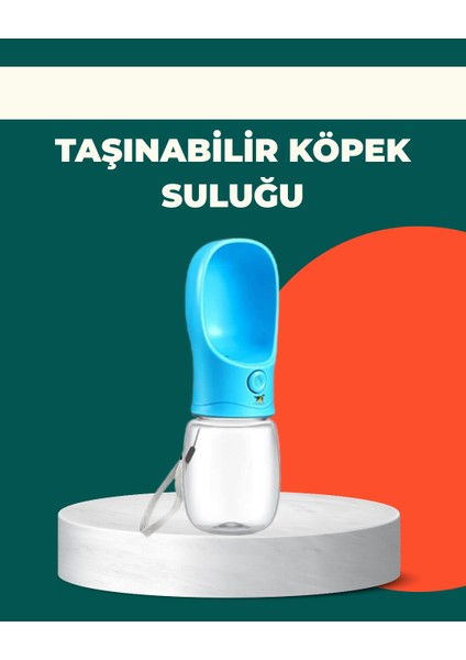 Sızdırma Önleyici Silikon Halkalı Pet Su Dispenseri Gezi Seyahat Için