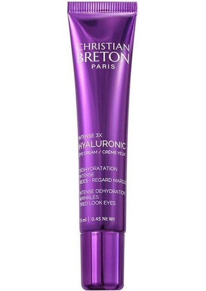 Intense 3x Hyaluronic Yaşlanma Karşıtı Yoğun Nemlendirici Göz Kremi 15ML