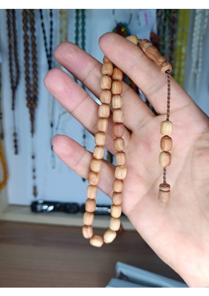 Doğal Grup Mis Kokulu Ardıç Ağacı Tesbih modelleri