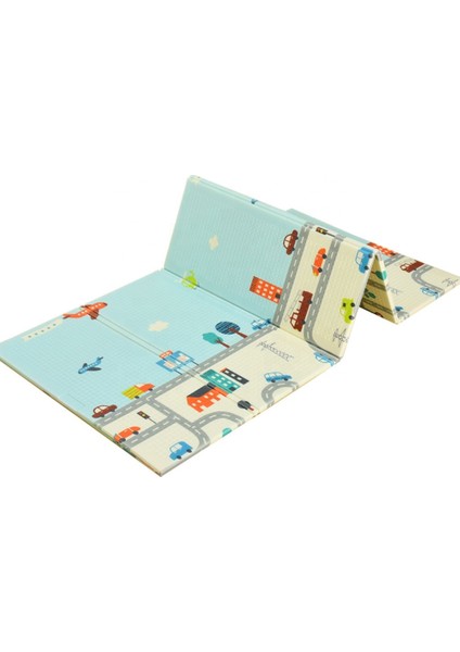 Katlanabilir Çift Taraflı Oyun Matı-Oyun Halısı 150X200X1 cm (Taşıma Çantalı) fiyatları