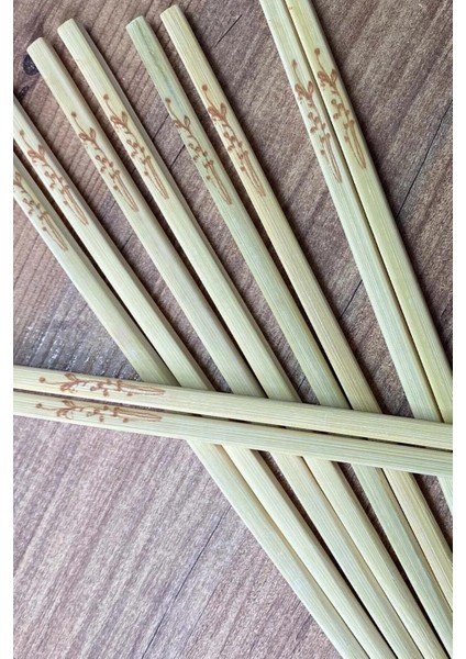 10 Çift Bambu Chopstick Desenli Yıkanabilir Çin Çubuk Suşi Ramen Noodle Yemek Çubuğu fiyatları
