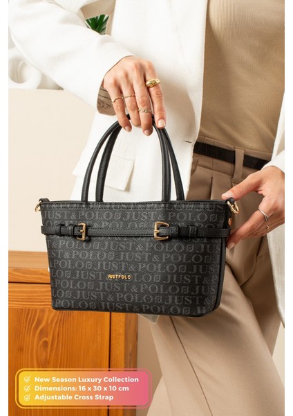 Orijinal Just Polo Collection Lüks Yumuşak Deri Yılbaşı Hediyesi Çapraz Askılı El Kol Omuz Çantası