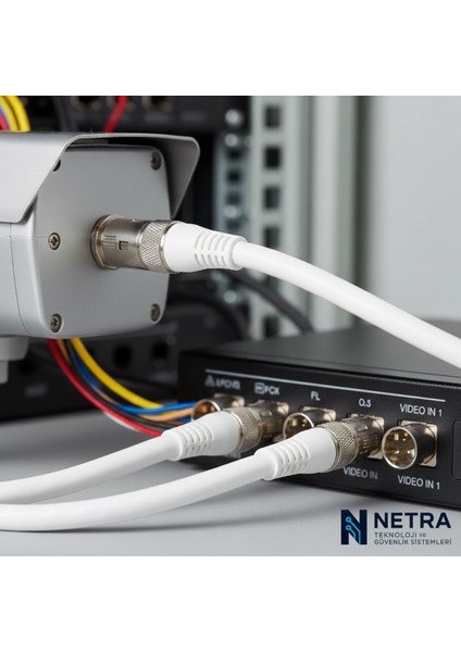 Bnc – Dc Hazır Kablo (100 Adet) Kamera Güvenlik Sistemi Bağlantı Kablosu
