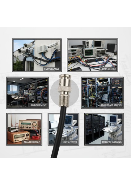 Bnc – Dc Hazır Kablo (100 Adet) Kamera Güvenlik Sistemi Bağlantı Kablosu modelleri