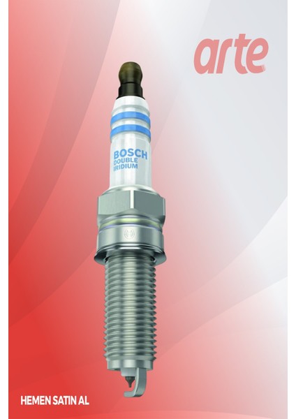 Kia Rio Benzin / Lpg (2011-2017) Uyumlu | Çift Iridyum Buji Seti | 4 Adet |